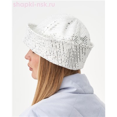 Кайри трикотаж пайетки Шапка (56-58)