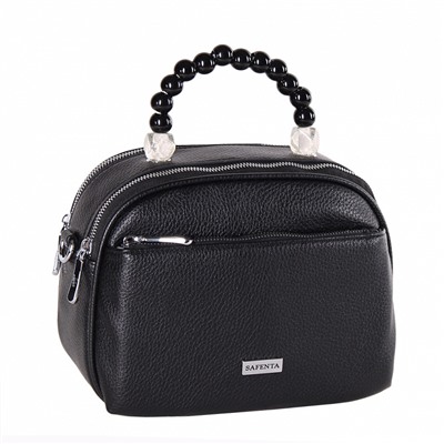 Сумка 575615 black Velina Fabbiana-Safenta