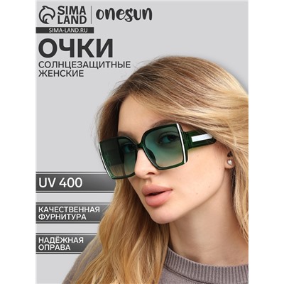 Очки солнцезащитные женские OneSun, uv 400, дужка 15 см, ширина 14.5 см, линза 4.7×5 см