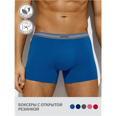 Omsa Трусы OmА 3833 Боксеры мужские с открытой резинкой, CO+VI