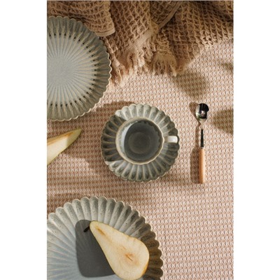 Кофейная пара фарфоровая SL Home «Эхо Крита», 2 предмета: чашка 180 мл, блюдце d=15.5 см, цвет голубой