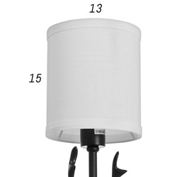 Бра 2242/1BK E14 40 Вт черный 13×19×38 см