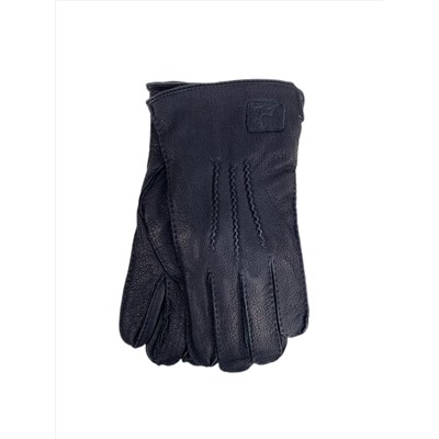 Перчатки мужские из натуральной кожи цвет черный