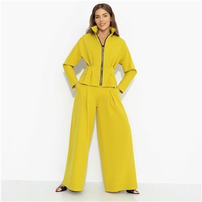 Брючный костюм дизайнерский, Так выглядит уверенность (милан, 2 в 1, с поясом)