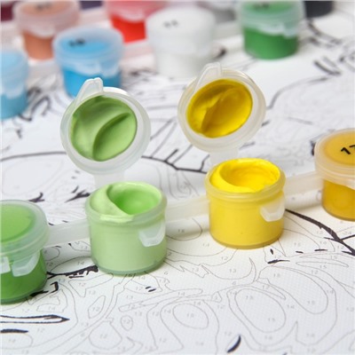 Картина по номерам на подрамнике 30×40 см, Мстители