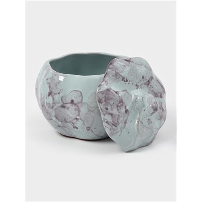 Горшок для запекания Борисовская керамика «Тыква», 600 мл, серый