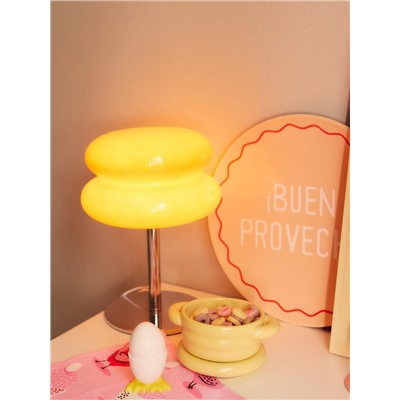 Горшочек для запекания Доляна «Зефир», 250 мл, 15×10.5×6.3 см, с ручками, с крышкой, керамика, жёлтый