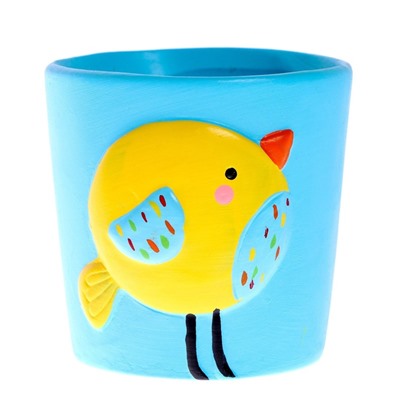 Набор для опытов, для детей «Выращиваем травку», растение в горшочке «Птичка»