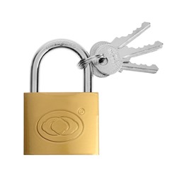 Замок навесной тип 14, 50 мм, 3 ключа