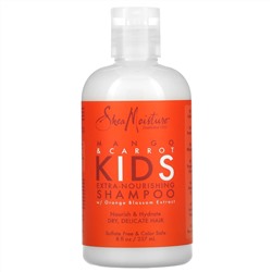 SheaMoisture, экстра-питательный шампунь для детей, манго и морковь, 237 мл (8 жидк. унций)