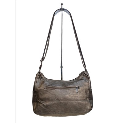 Женская сумка из искусственной кожи, цвет золото