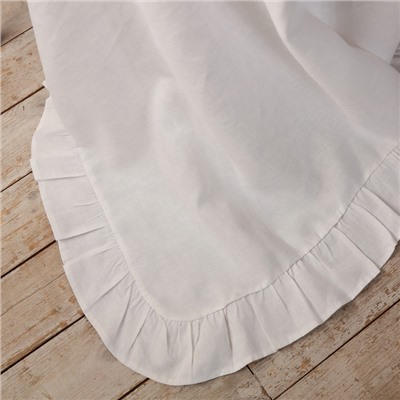 Скатерть «Этель» Ivory, 150×116 ±3 см, 100% лён, 170 г/м²