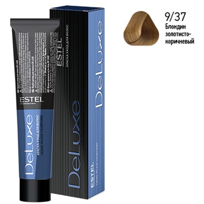 ЭстельDeLuxe Крем-краска для волос 9/37 Блондин золотисто-коричневый 60 мл
