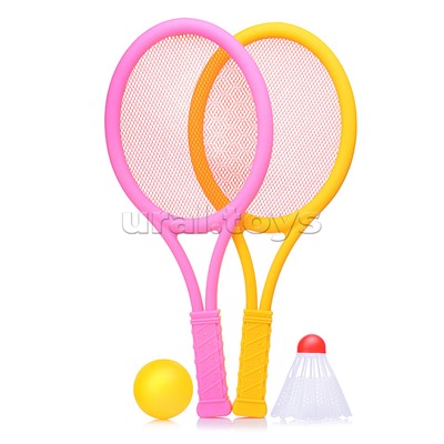 Набор игровых ракеток (2 ракетки, волан, мяч)