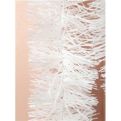 Мишура Белая 2 м диаметр 9 см / NGA-01 /уп 10/600/