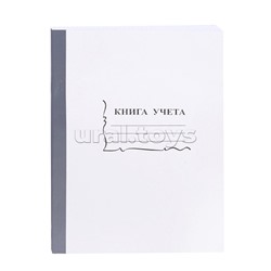 Книга учета бухгалтерская A4, 96л. в клетку, обложка из немелованного картона.