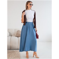 Футболка из фактурного трикотажа в рубчик