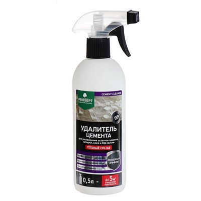 Удалитель цемента Prosept Cement Cleaner, готовый раствор, 0.5 л
