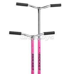 Самокат 2-х колесный ROCKET,колеса PU/ 200 мм,ABEC 7, розовый