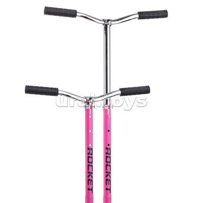 Самокат 2-х колесный ROCKET,колеса PU/ 200 мм,ABEC 7, розовый