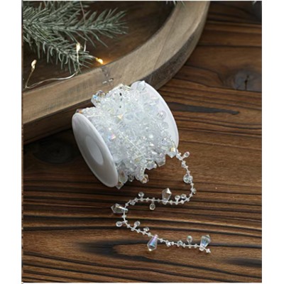 Новогодние бусы на елку 5м / DW-1380 /уп 120/