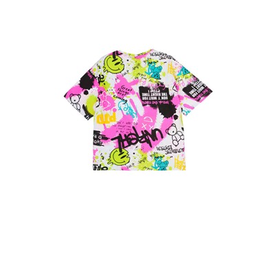 Фуфайка трикотажная для девочек (футболка)