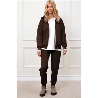 Женский костюм из футера с начесом Happyfox