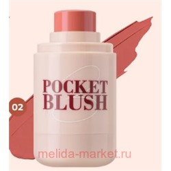 Farres Румяна кремовые в стике Pocket Blush тон 02 коралловый 2111