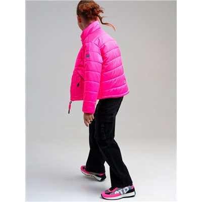 Куртка текстильная с полиуретановым покрытием для девочек