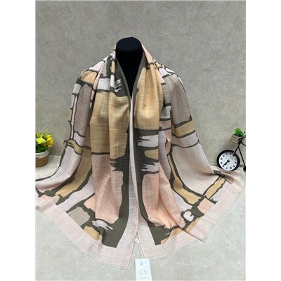 Легкий платок на голову и шею, мультицвет