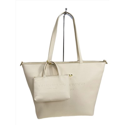 Женская сумка из искусственной кожи, цвет белый