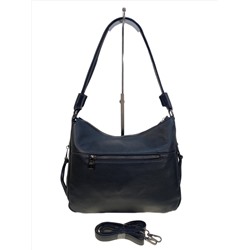 Женская сумка из натуральной кожи, цвет черный