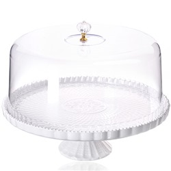 28487 Тортовница 32 см с крышкой на ножке  LR (х4)