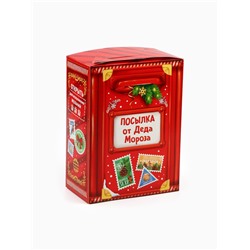 Сладкий детский подарок «Новогодняя почта»: шоколадные конфеты и пазлы, 500 г