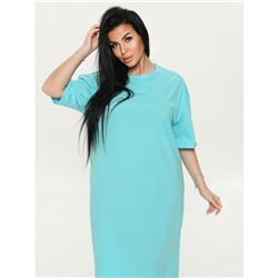 Платье-футболка Салли (Бирюза)