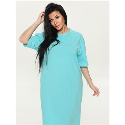 Платье-футболка Салли (Бирюза)