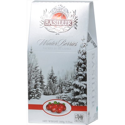 BASILUR. Новый год. Winter Berries. Клюква 100 гр. карт.упаковка