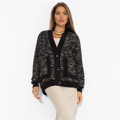 Кардиган в стиле Шанель, В модном режиме (black)