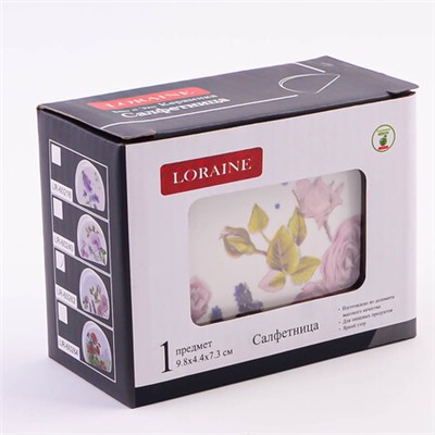 60262 Салфетница Розовый сад доломит LR (х60)