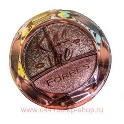 Farres Тени для век Kiss Me 3 цвета тон 03 коричневые 1006