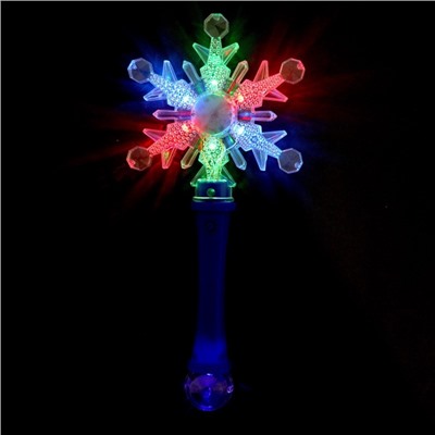 УЦЕНКА Световая палочка «Снежинка», МИКС