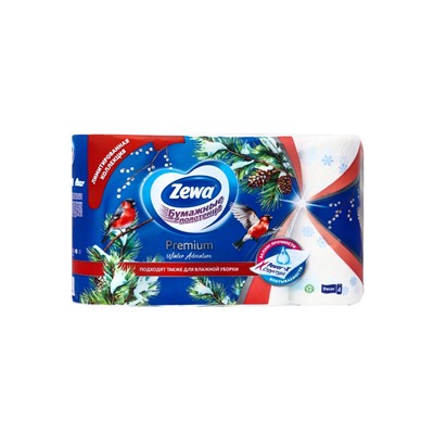 Бумажные полотенца Zewa Premium Decor, 2 слоя, 4 шт