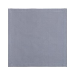 Набор салфеток с декоративными кольцами Grey pleasure, 40×40 см - 4 шт., 100% хлопок, саржа 190 г/м²