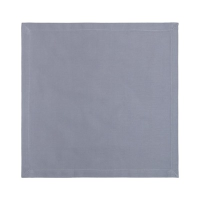 Набор салфеток с декоративными кольцами Grey pleasure, 40×40 см - 4 шт., 100% хлопок, саржа 190 г/м²