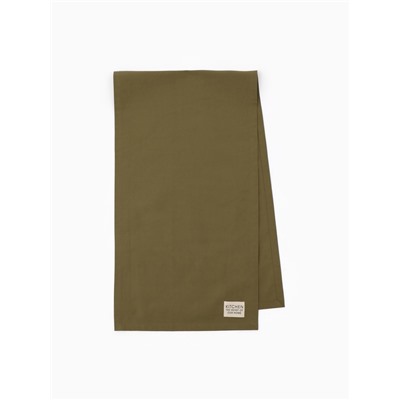 Дорожка на стол «Этель» Kitchen 40×150 см, 100% хлопок, саржа 220 г/м², зелёная