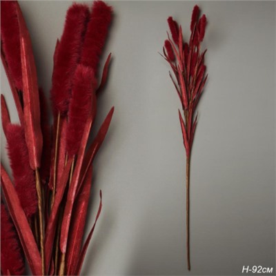 Ветка декоративная 90 см / RW-319 /уп 144/винный цвет