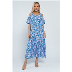 Платье Марианна (сине-розовое) П13472-5М