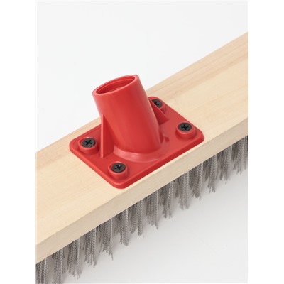 Щётка для пола с металлической щетиной, 50 см