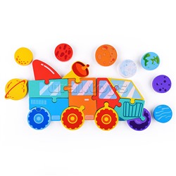 Пазл-вкладыш "Космо-мобиль"