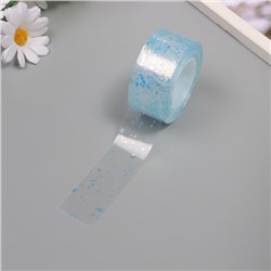 Клейкая нано-лента декоративная силикон «Сияние. Голубой», 3 см, дл. 3 м, 6.8×6.8×3 см